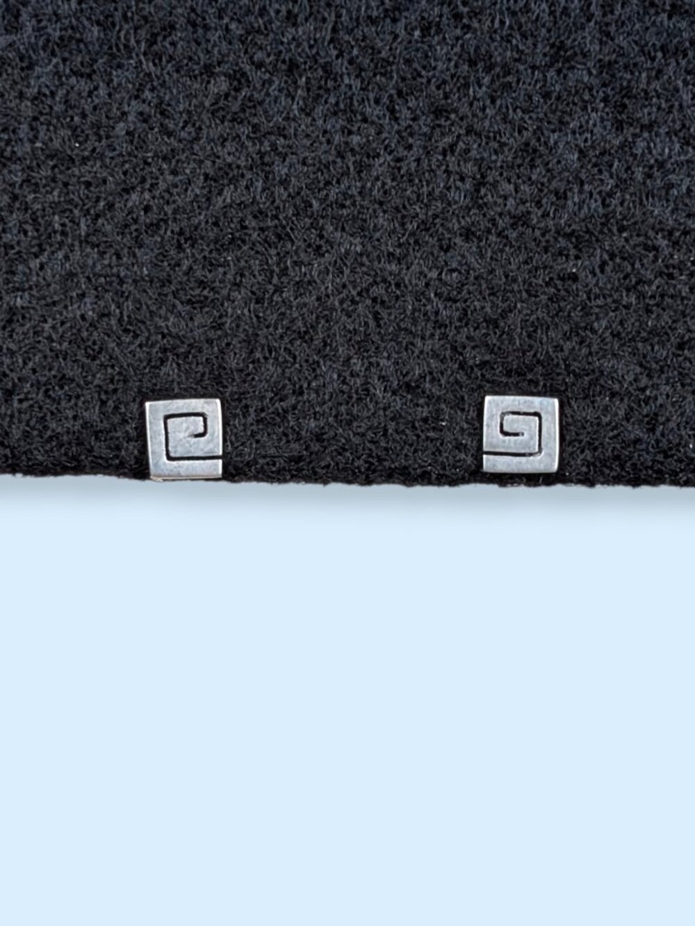 Dainty Sterling Silver Swirl Stud Earrings